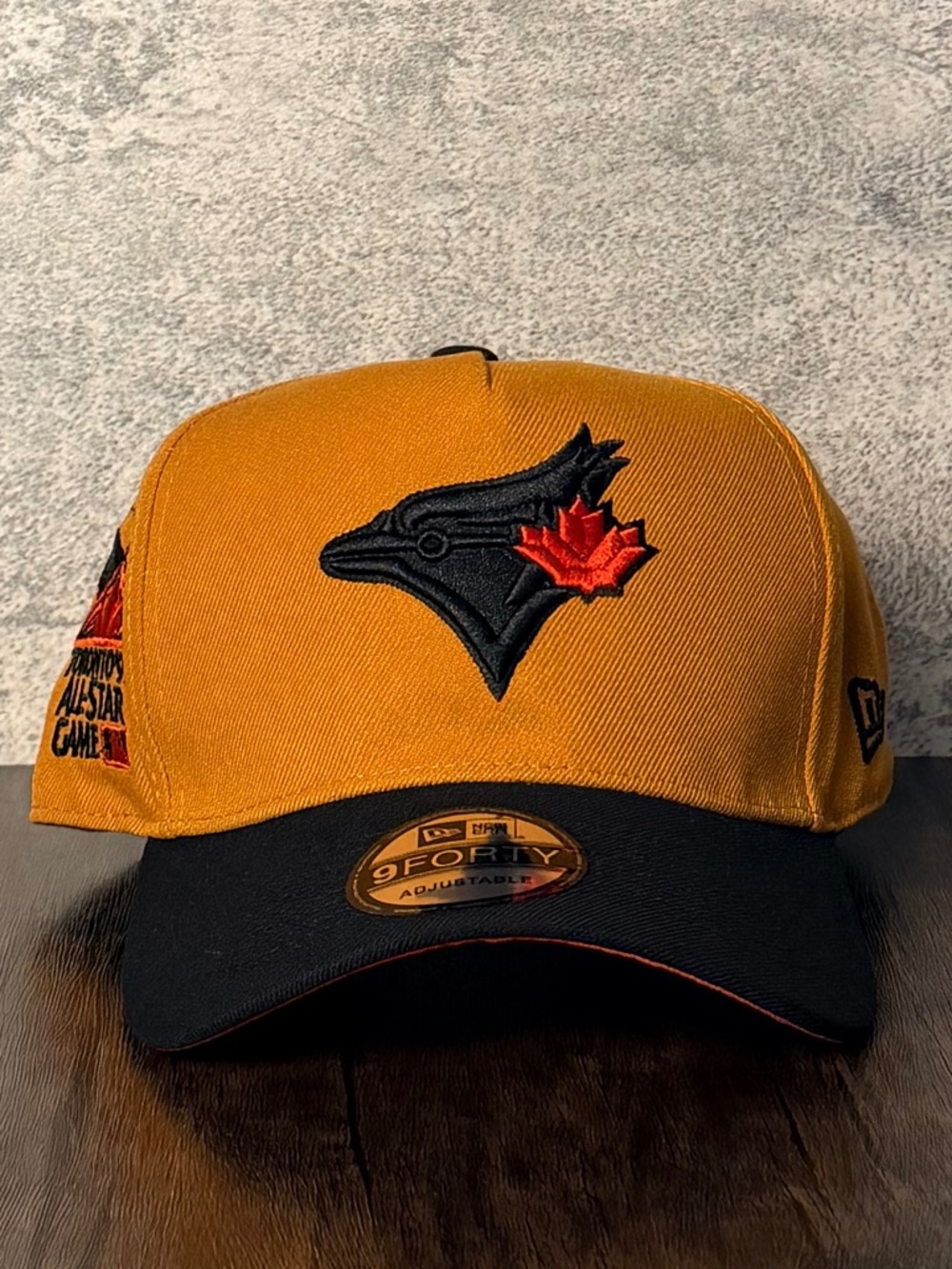 New Era Toronto Blue Jays ‘91 ALG Side Patch 9FORTY Snapback A-Frame MLB Hat NWT